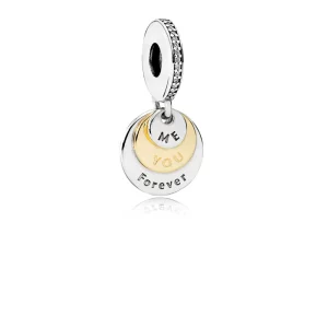 (image pour) PANDORA - Charm pendentif Toi et Moi pour Toujours - 791979CZ