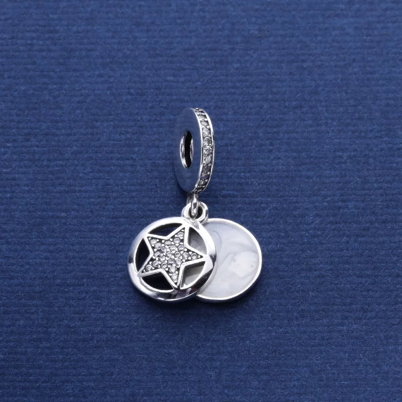 (image pour) PANDORA - Charm Pendentif étoile de l'Amitié - 792148EN23 - Afficher 2