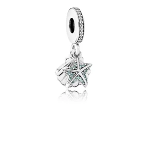 (image pour) PANDORA - Charm Pendentif étoile de Mer et Coquillage Tropicaux - 792076CZF