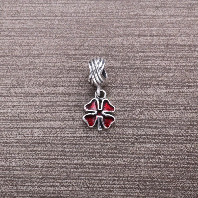 (image pour) PANDORA - Charm Pendentif Trèfle Rouge - PJ00148-1G - Afficher 2