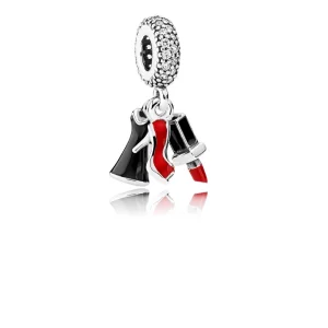 (image pour) PANDORA - Charm Pendentif Trio Glamour - 792156ENMX