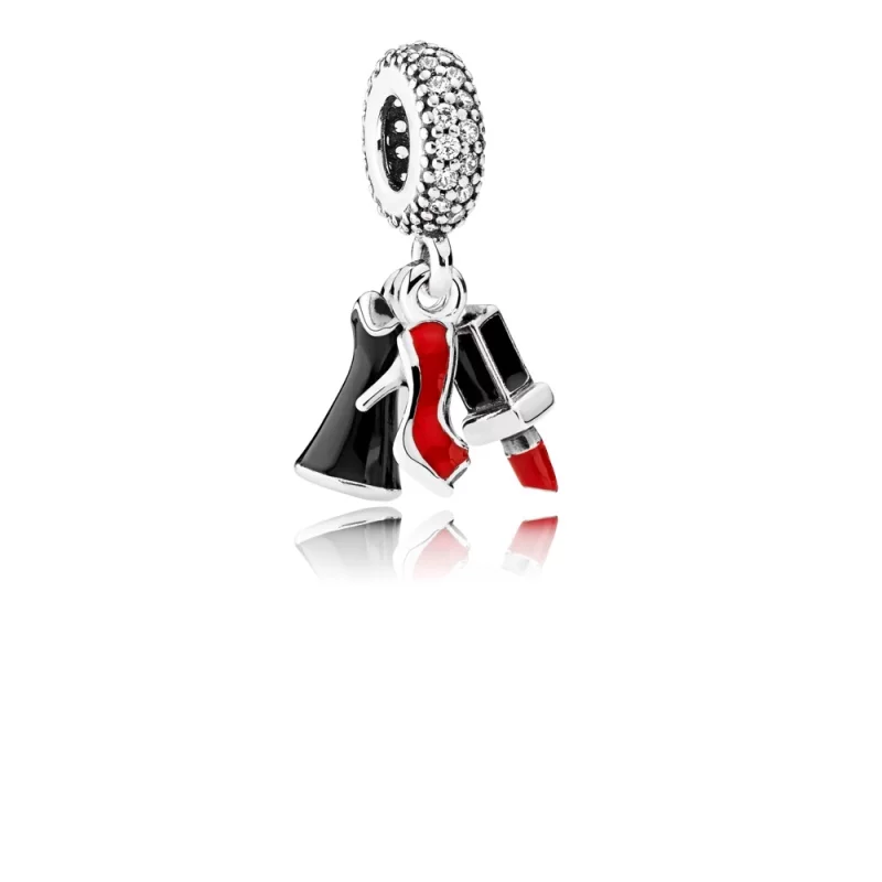 (image pour) PANDORA - Charm Pendentif Trio Glamour - 792156ENMX