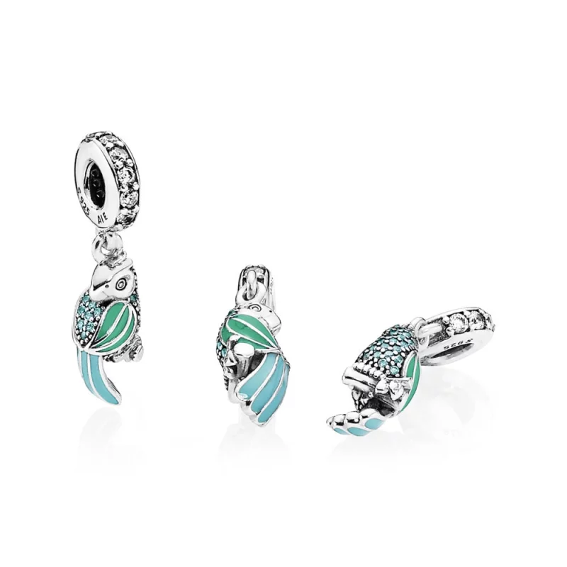 (image pour) PANDORA - Charm Perroquet Tropical - 791903ENMX - Afficher 2