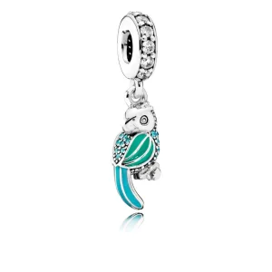 PANDORA - Charm Perroquet Tropical - 791903ENMX (image pour) PANDORA - Charm Perroquet Tropical - 791903ENMX