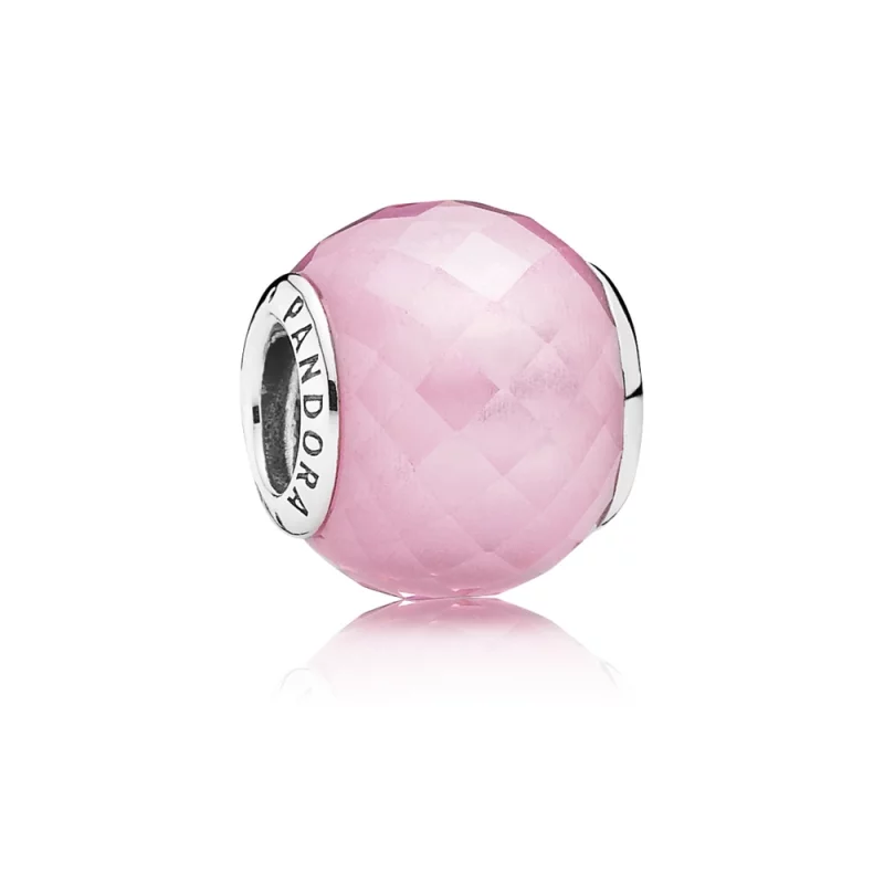 (image pour) PANDORA - Charm Petites Facettes Roses - 791499PCZ