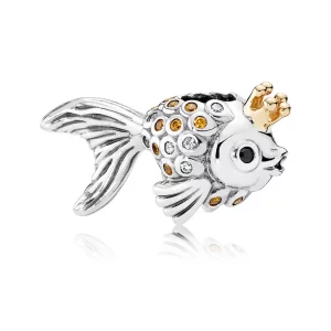 PANDORA - Charm Poisson de conte de fées Jaune - 792014CCZ (image pour) PANDORA - Charm Poisson de conte de fées Jaune - 792014CCZ