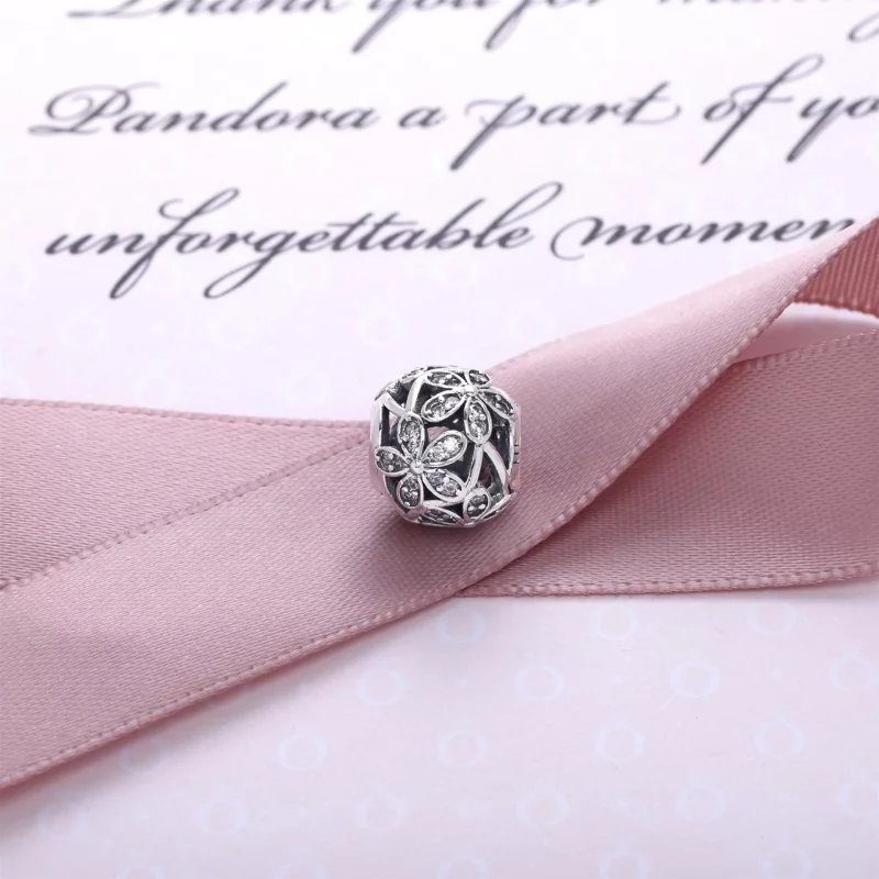 (image pour) PANDORA - Charm Prairie de Marguerites éblouissantes - 791492CZ - Afficher 4