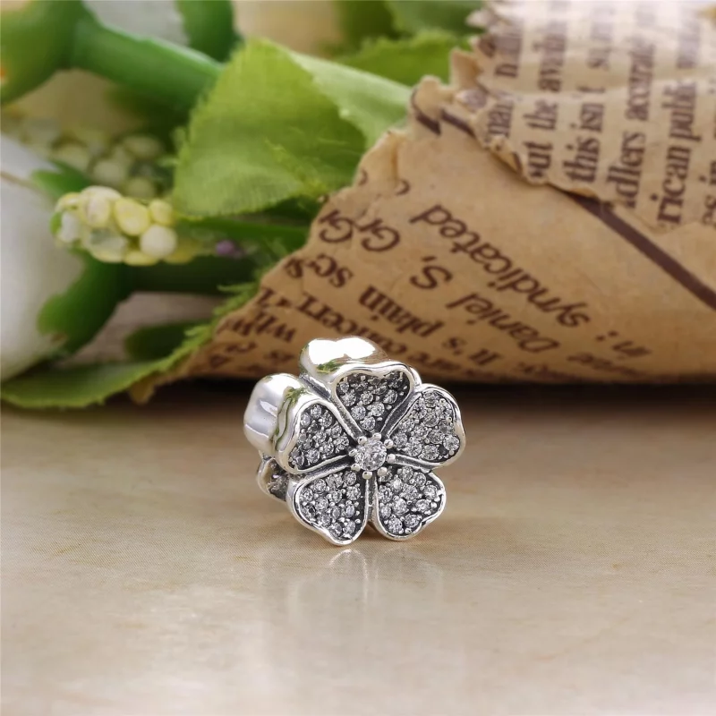 (image pour) PANDORA - Charm Primrose mousseux - 791481PCZA - Afficher 2