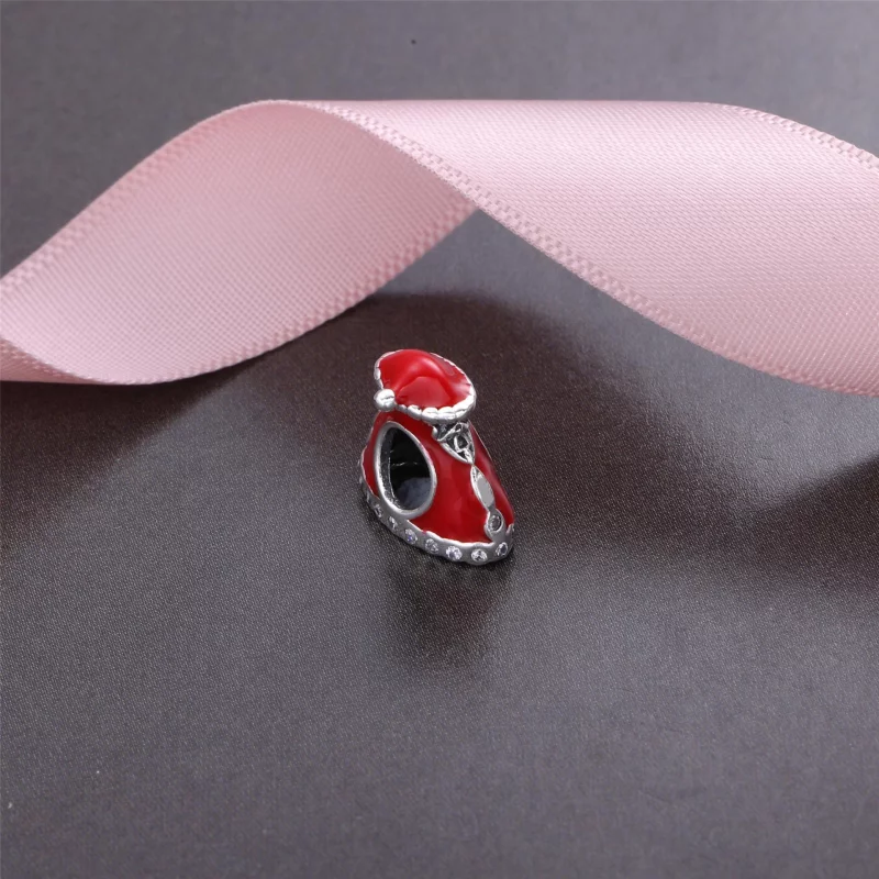(image pour) PANDORA - Charm Robe de Noël Rouge - PD0096-1 - Afficher 2