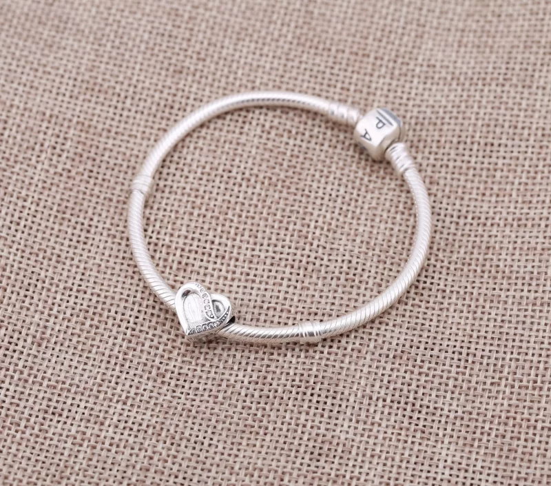 (image pour) PANDORA - Charm Ruban de l'Amour - 791816CZ - Afficher 2