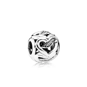(image pour) PANDORA - Charm Rubans de l'Amour - 792046CZ
