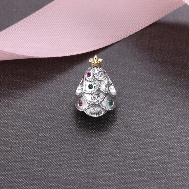 (image pour) PANDORA - Charm Sapin de Noël - 791999CZRMX - Afficher 2