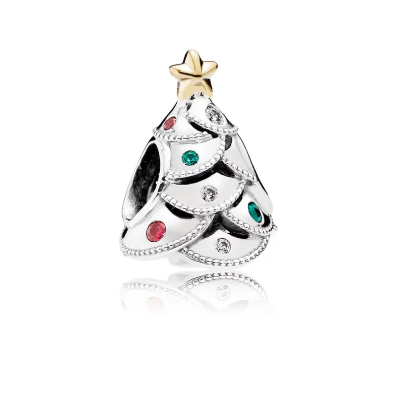 (image pour) PANDORA - Charm Sapin de Noël - 791999CZRMX