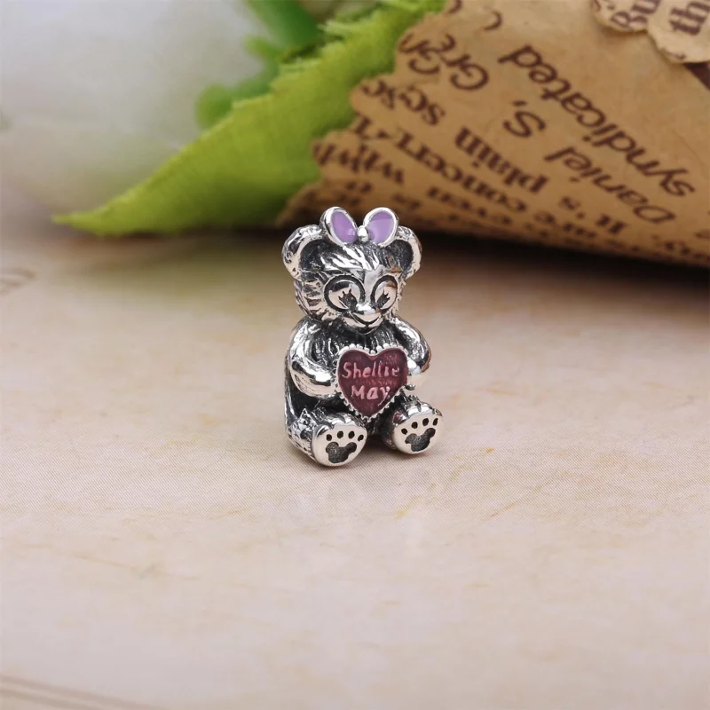 (image pour) PANDORA - Charm Shellie May Rose - 792130ENMX - Afficher 2