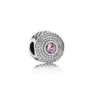 PANDORA - Charm Splendeur Lumineuse Rose Chair - 791763NBP (image pour) PANDORA - Charm Splendeur Lumineuse Rose Chair - 791763NBP