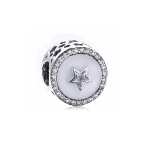 (image pour) PANDORA - Charm Étoile Blanc - PX00280-1