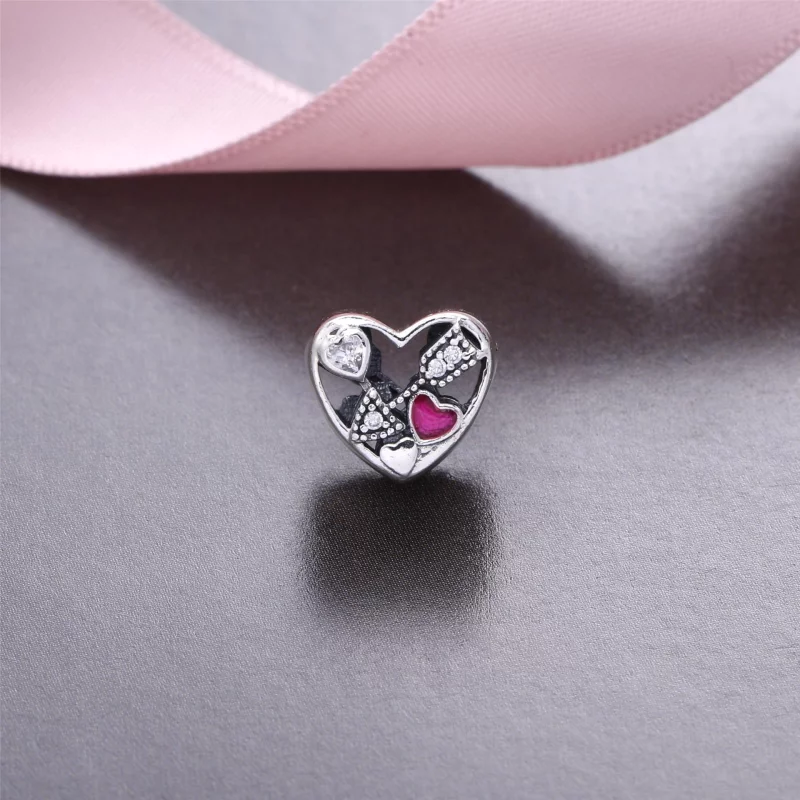 (image pour) PANDORA - Charm Touché par l'Amour - 792039CZ - Afficher 2
