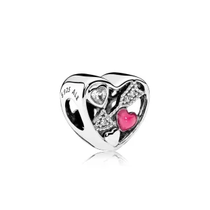 (image pour) PANDORA - Charm Touché par l'Amour - 792039CZ