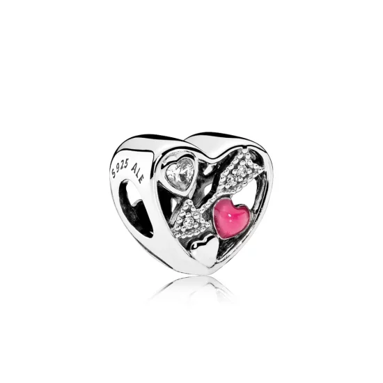 (image pour) PANDORA - Charm Touché par l'Amour - 792039CZ