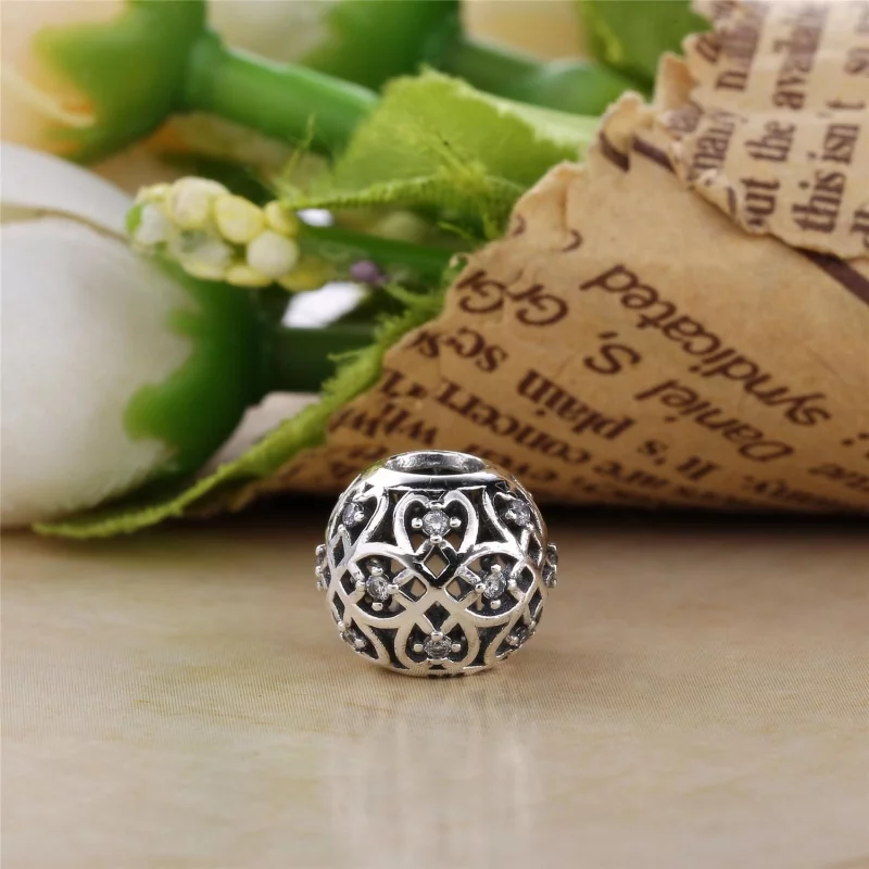 (image pour) PANDORA - Charm Treillis Ajouré 791295CZ - Afficher 3