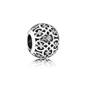 PANDORA - Charm Treillis Ajouré 791295CZ (image pour) PANDORA - Charm Treillis Ajouré 791295CZ