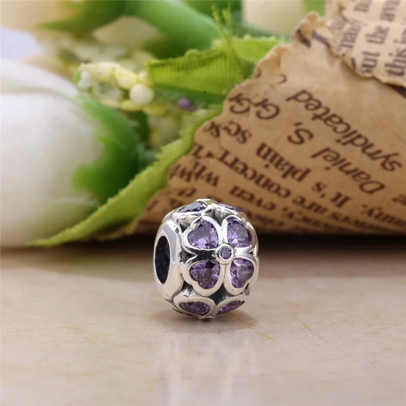 (image pour) PANDORA - Charm Trèfle à Quatre Feuilles Vert - 791496CZN - Afficher 4