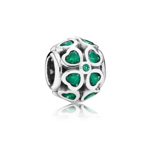 (image pour) PANDORA - Charm Trèfle à Quatre Feuilles Vert - 791496CZN