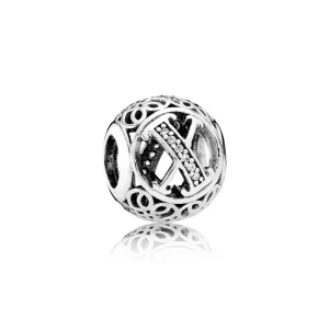 (image pour) PANDORA - Charm X ancien - 791868cz