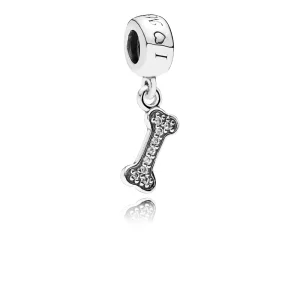 (image pour) PANDORA - Chien chéri, cz incolore - 791263CZ
