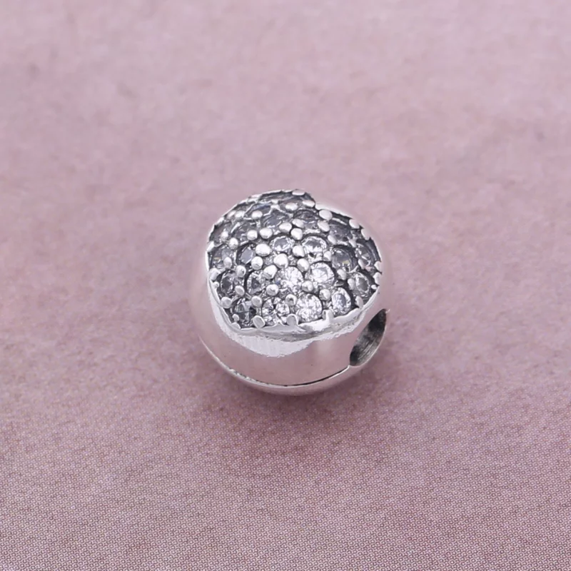 (image pour) PANDORA - Clip Coeur Pavé - 791053CZ - Afficher 2