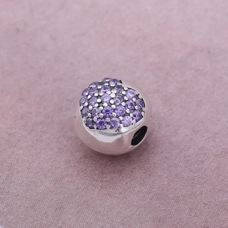 (image pour) PANDORA - Clip Coeur Pavé - 791053CZ - Afficher 4