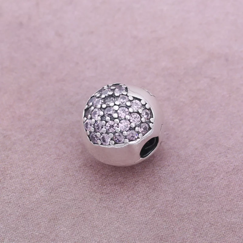 (image pour) PANDORA - Clip Coeur Pavé - 791053CZ - Afficher 5