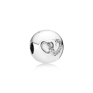 (image pour) PANDORA - Clip Cœurs Imbriqués - 792150cz