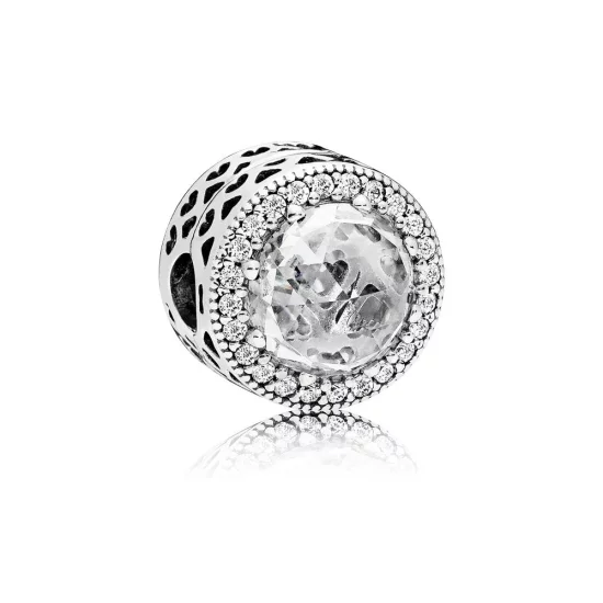 (image pour) PANDORA - Clip Cœurs Lumineux Ajourés - 796239CZ
