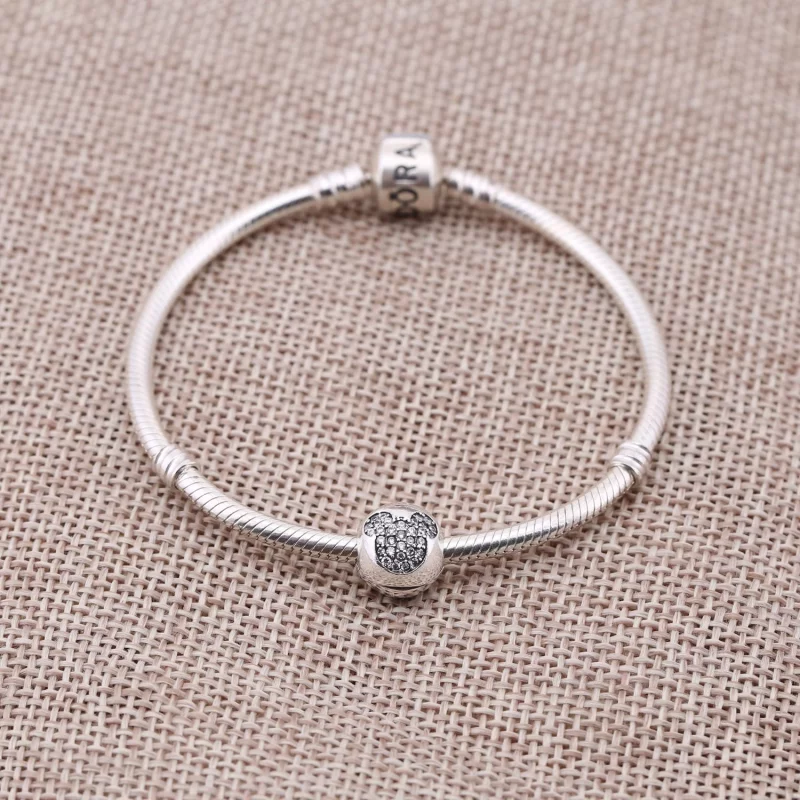 (image pour) PANDORA - Clip Disney, Mickey Pavé - 791449CZ - Afficher 2