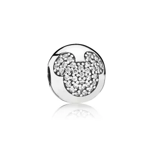 (image pour) PANDORA - Clip Disney, Mickey Pavé - 791449CZ