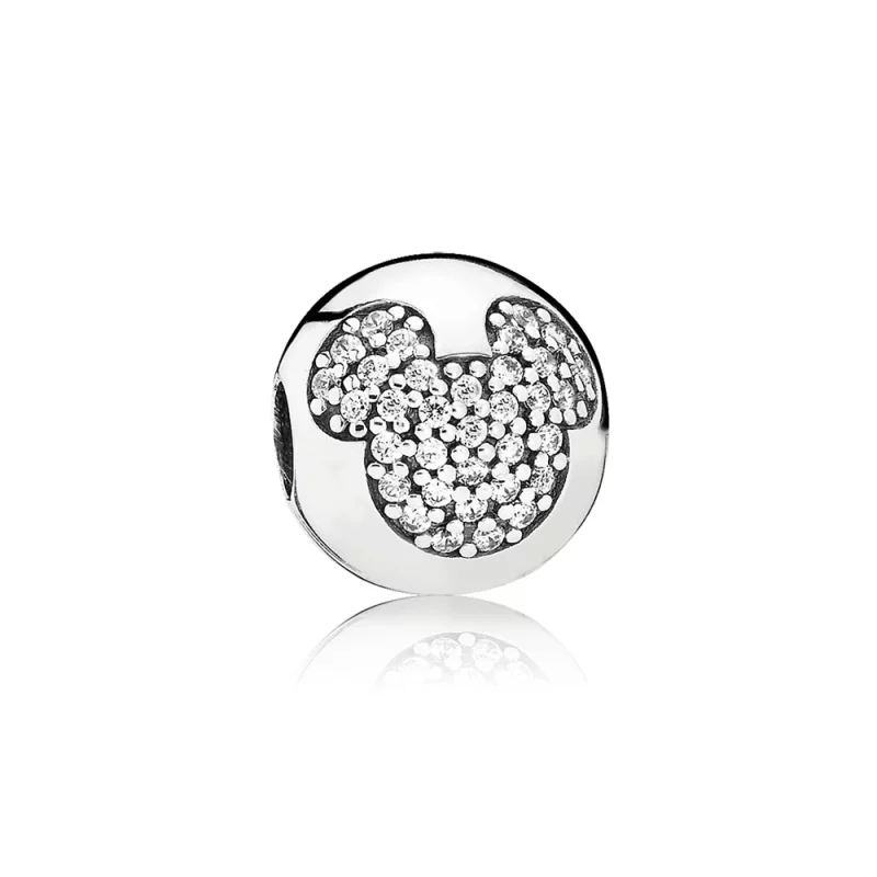 (image pour) PANDORA - Clip Disney, Mickey Pavé - 791449CZ
