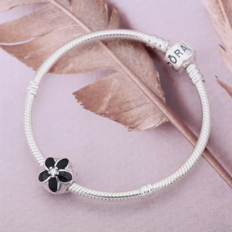 (image pour) PANDORA - Clip Fleur Mystique 791408CZ - Afficher 2