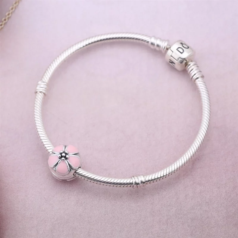 (image pour) PANDORA - Clip Fleurs de Cerisier Roses - 791041EN40 - Afficher 2