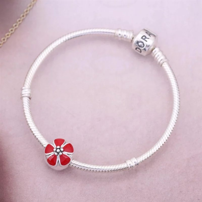 (image pour) PANDORA - Clip Fleurs de Cerisier Roses - 791041EN40 - Afficher 3