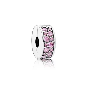 (image pour) PANDORA - Clip élégance Brillante Rose - 791817PCZ