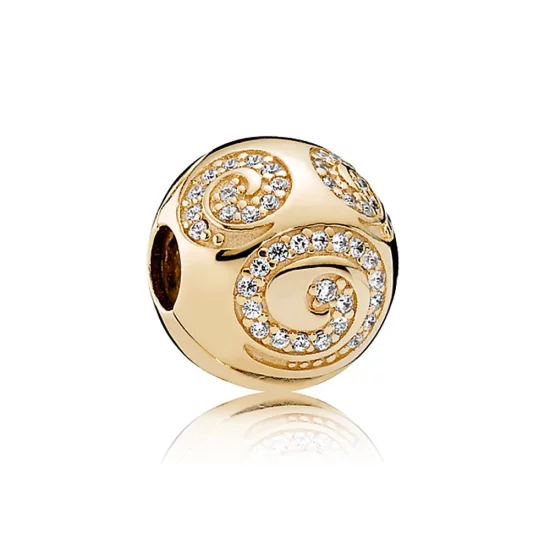 (image pour) PANDORA - Clip Mickey la souris or Swirl - 7501055890729P