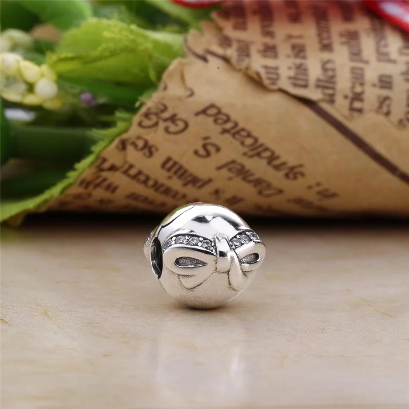 (image pour) PANDORA - Clip Nœud Délicat - 791777CZ - Afficher 2