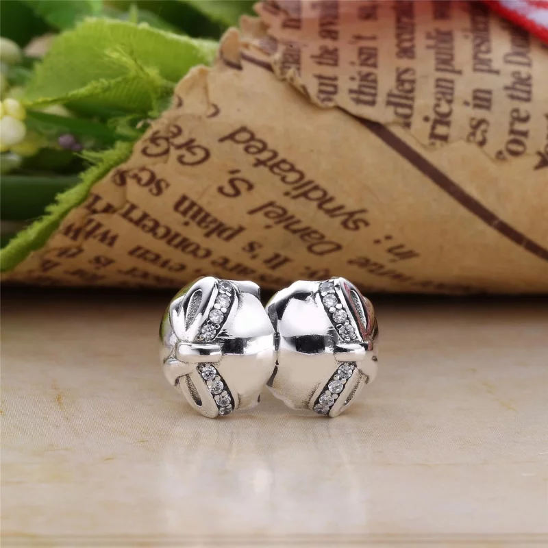 (image pour) PANDORA - Clip Nœud Délicat - 791777CZ - Afficher 4