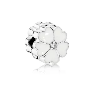 (image pour) PANDORA - Clip Primevère Blanche - 791822EN12