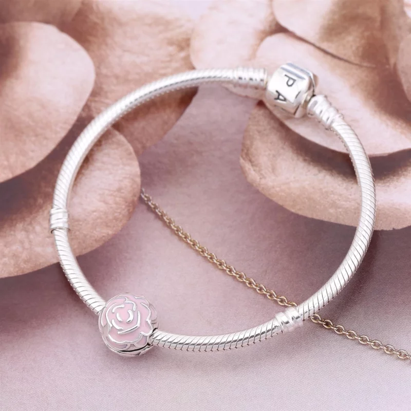 (image pour) PANDORA - Clip Rose du Jardin - 791292EN40 - Afficher 2