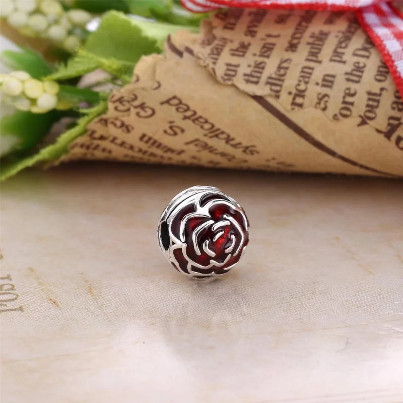 (image pour) PANDORA - Clip Rose du Jardin - 791292EN40 - Afficher 4