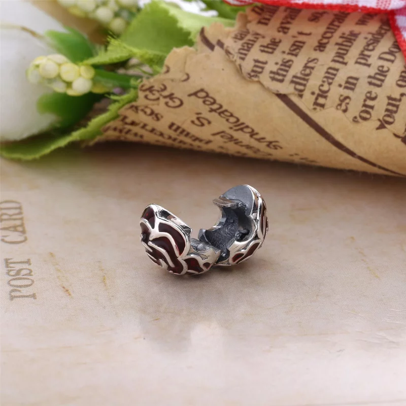 (image pour) PANDORA - Clip Rose du Jardin - 791292EN40 - Afficher 5