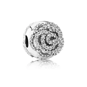 (image pour) PANDORA - Clip Rose Scintillante - 791529CZ