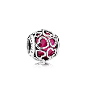 (image pour) PANDORA - Cocon d'Amour Cerise - 792036NCC